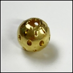 Wiffle Ball Beads: Nickel or Gold